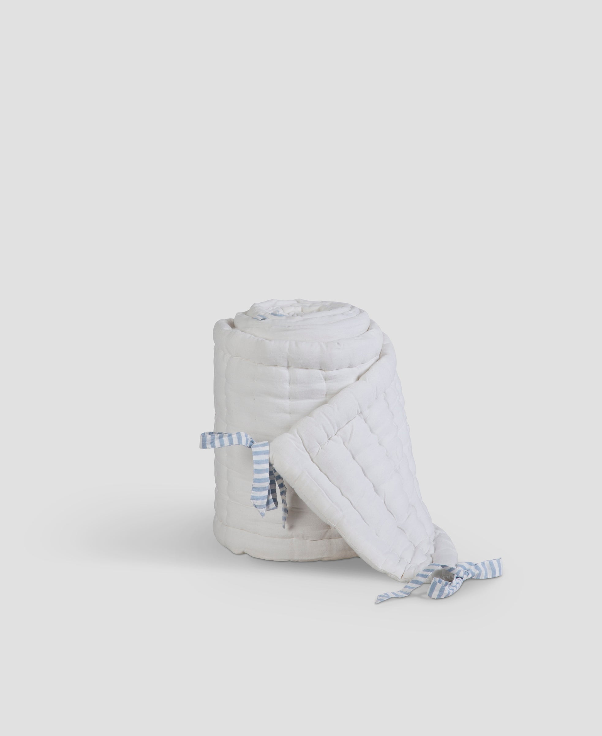 Cot Bumper - Little Tuskers - Blue