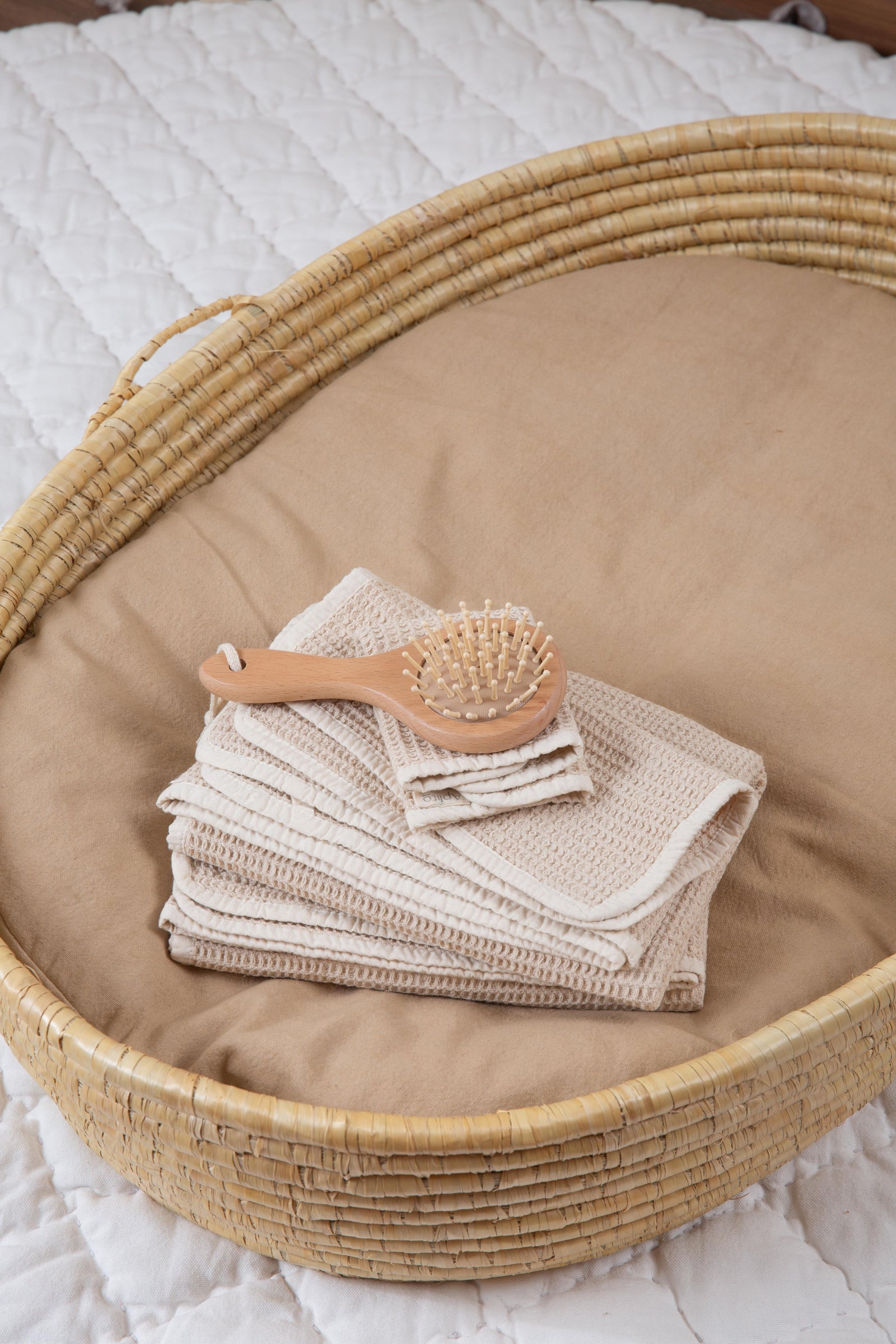 Visual Reference: Wash Cloth Set Beige
