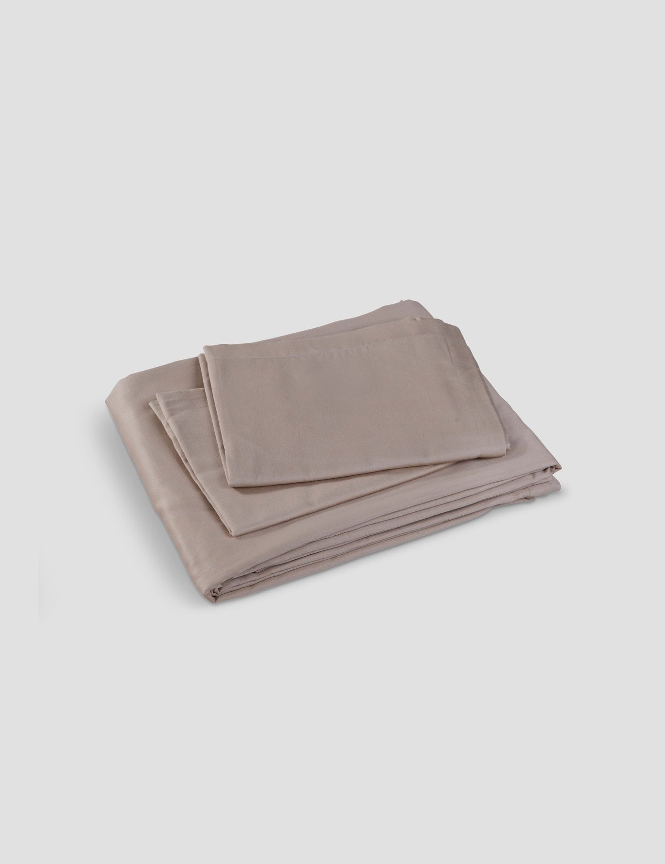 Soft Slumber bedsheet in beige showing a close, even weave