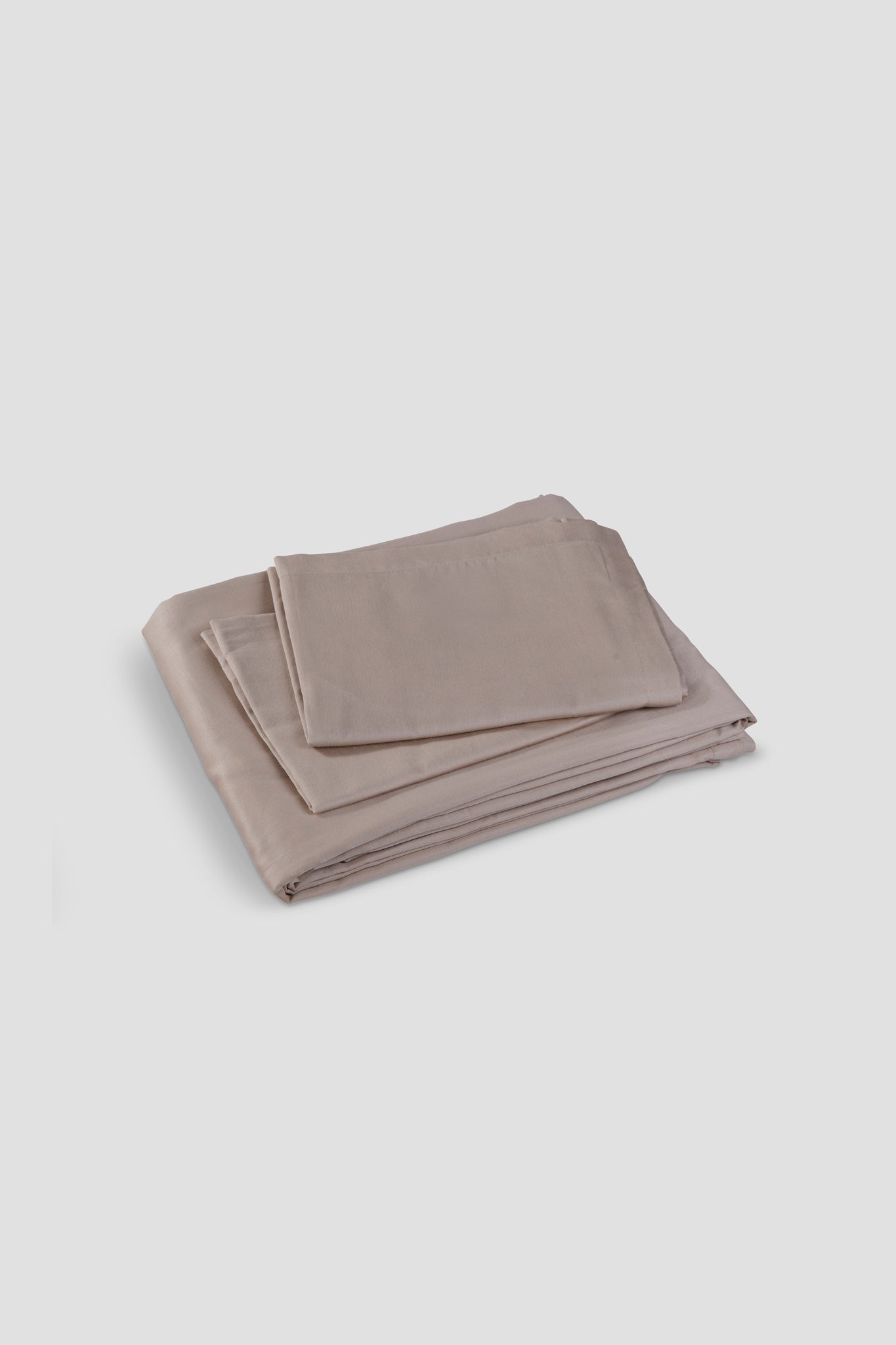 Soft Slumber bedsheet in beige showing a close, even weave