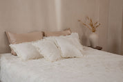 Twilight Ruffle In Ivory Linen
