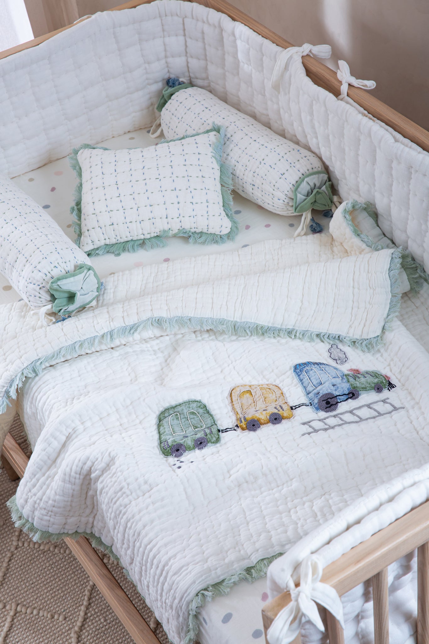 Baby Bedding Set - All Aboard Adventures