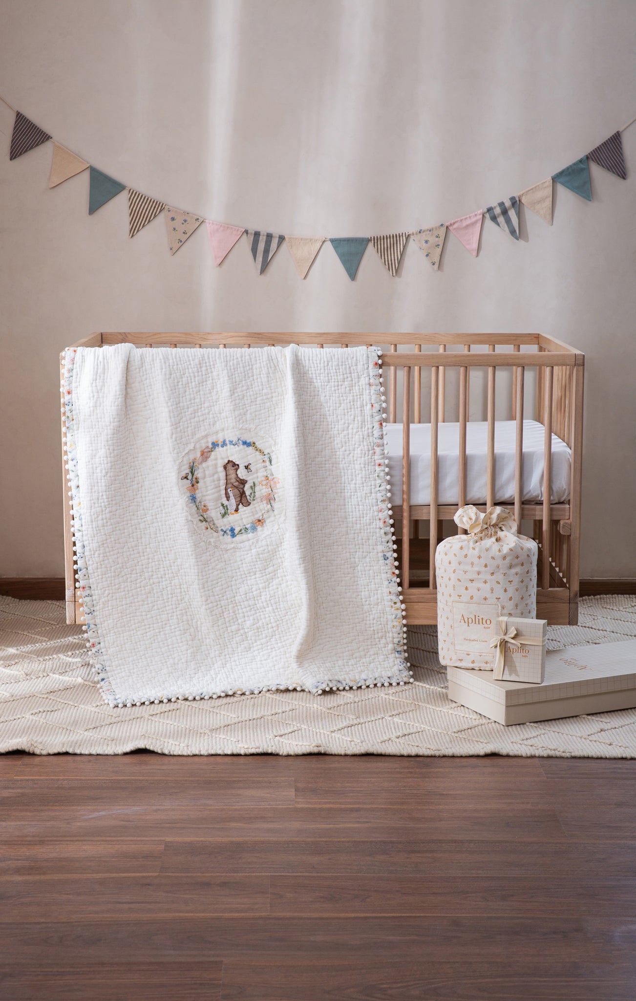 Baby Bedding Set - Bear & Bloom image 2