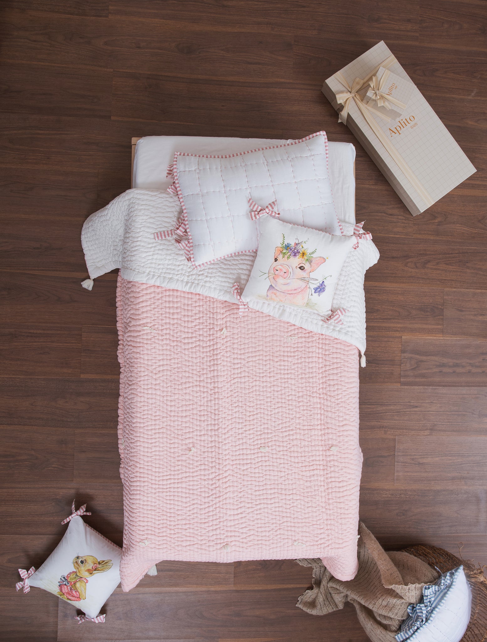 Throw Cushion - Little Piggy