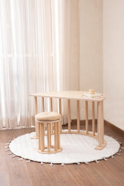 Nordic Hybrid Stool - Ash Wood