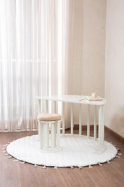 Nordic Hybrid Stool - White