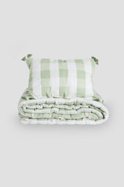 Gingham Cuddle Set - Green
