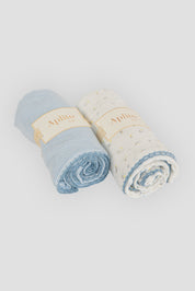 Swaddle Set - Sweet Haven In Blue