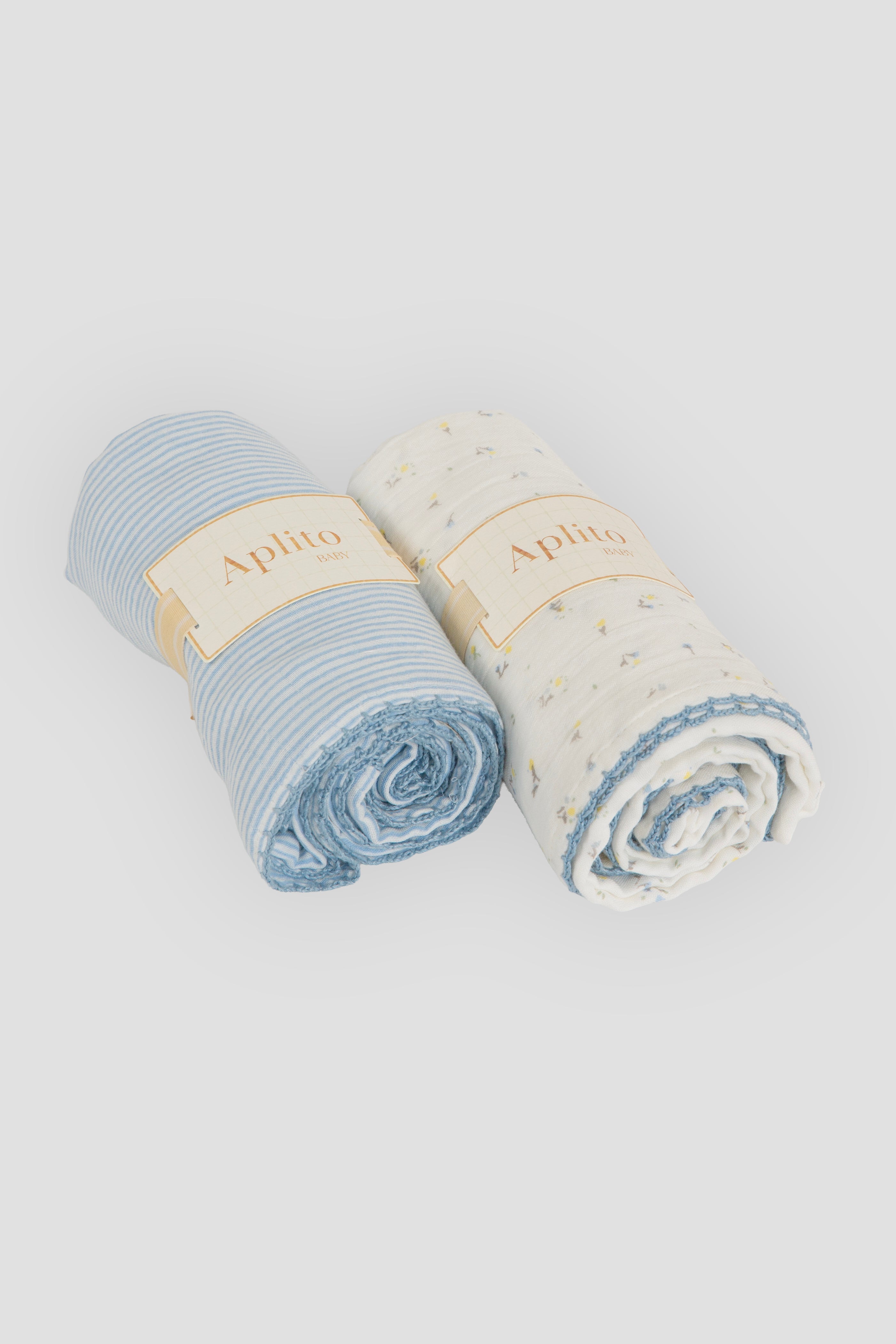 Swaddle Set - Sweet Haven In Blue