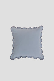 Scallop Cushion In Cloudy Grey