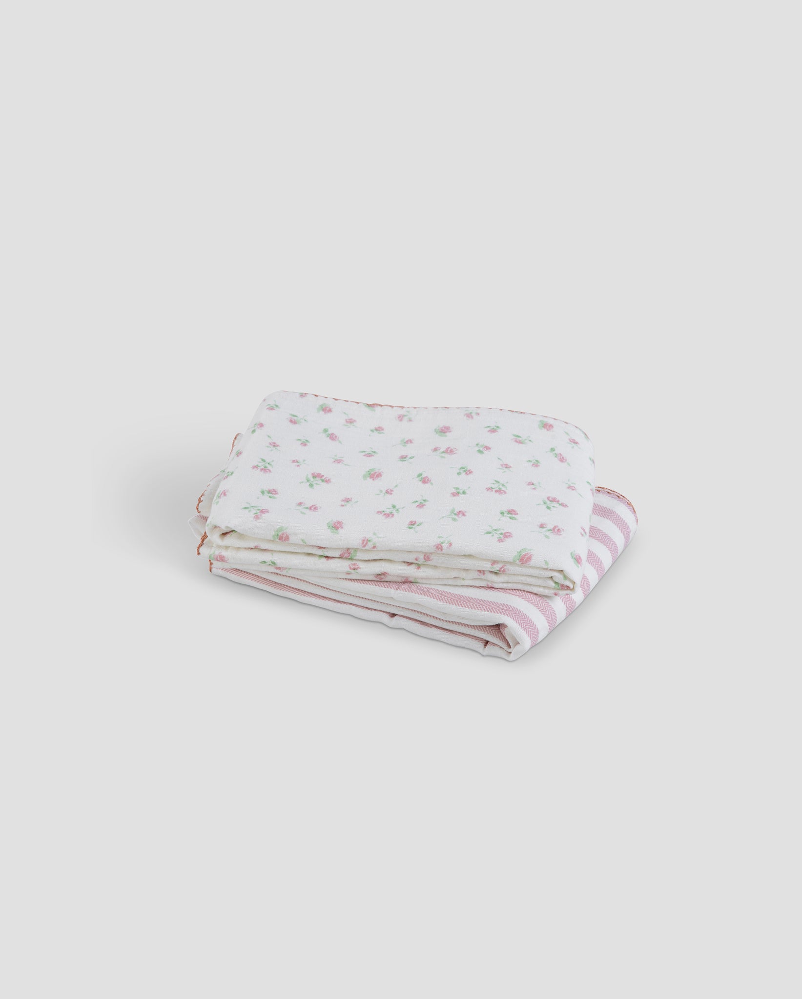 Baby Muslin Blanket Set - Rosy Whisper