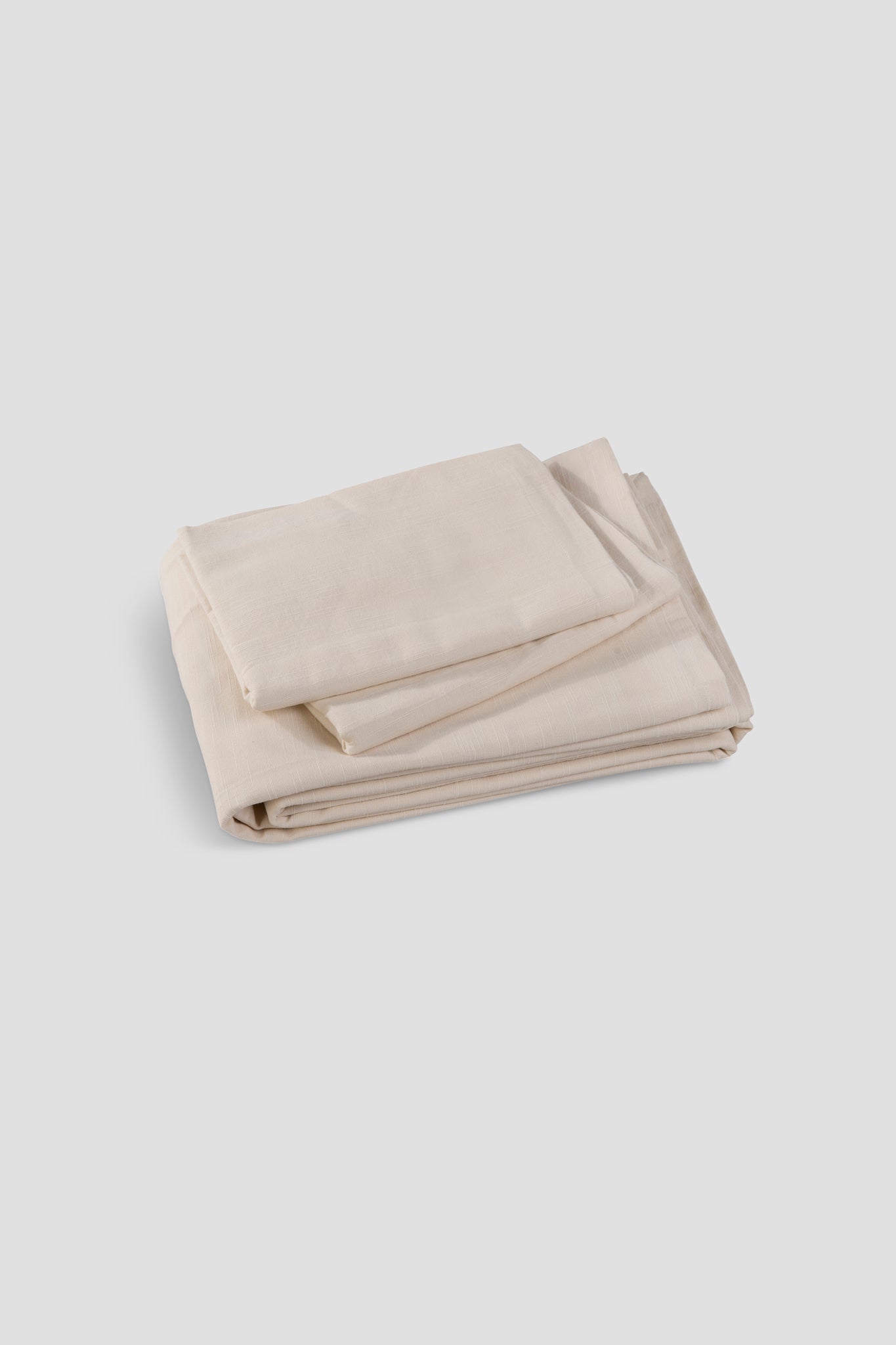 Elysian Linen Bedsheet Set In Light Beige