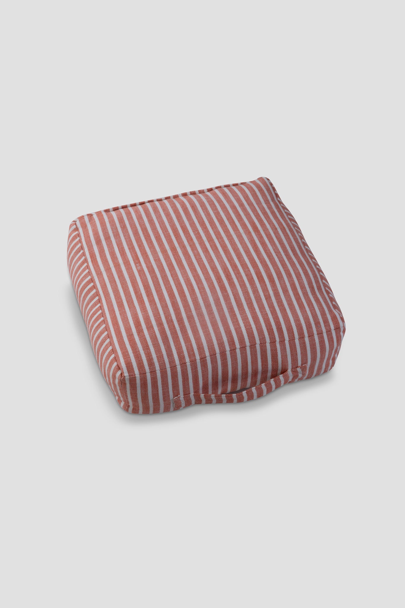Floor Cushion - Coral Stripe