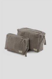 Georgian Toiletry Bag Set In Grey