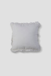 Soft Ruffle Ivory Linen