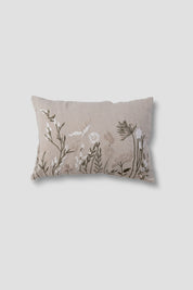 Garden Whispers Lumbar In Natural Linen