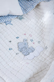 Baby Bedding Set - Little Tuskers - Blue