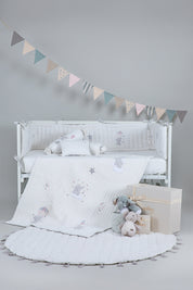 Baby Bedding Set - Little Tuskers - Grey