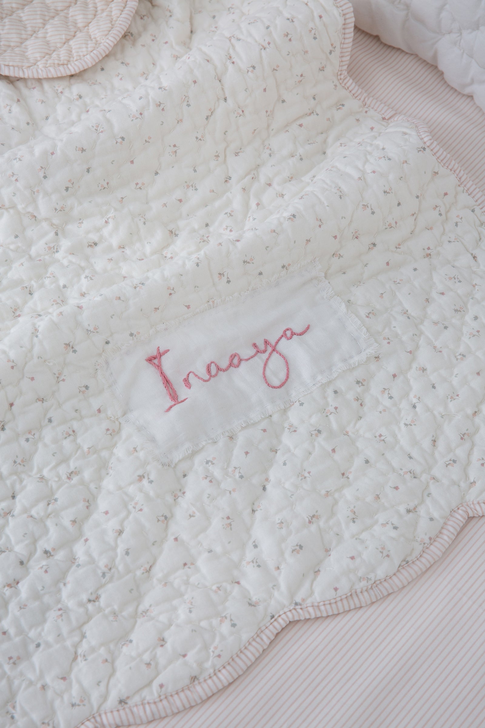 Baby Bedding Set - Sweet Scallop Haven In Pink image 2