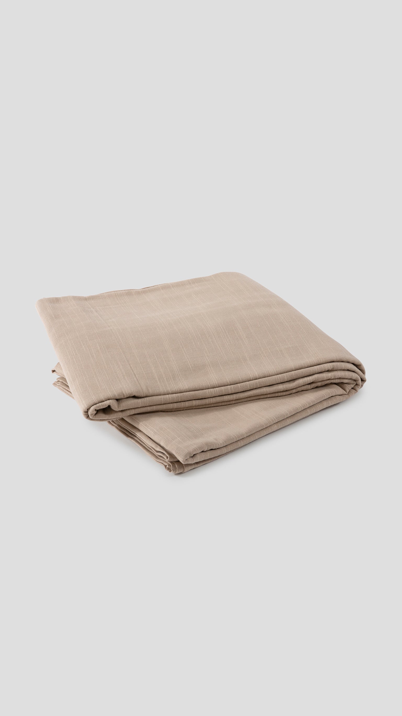 Slub Bedsheet in Beige