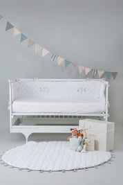 Cot Bumper - Bella Blush