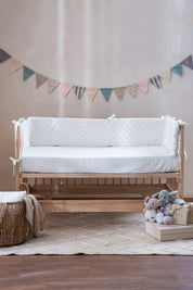 Cot Bumper - Ivory