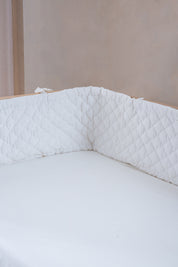 Cot Bumper - Ivory