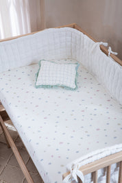 Muslin Cot Bumper - Ivory