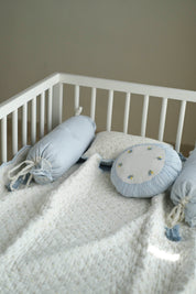 Baby Bedding Set - Sweet Scallop Haven In Blue