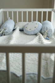 Baby Bedding Set - Sweet Scallop Haven In Blue