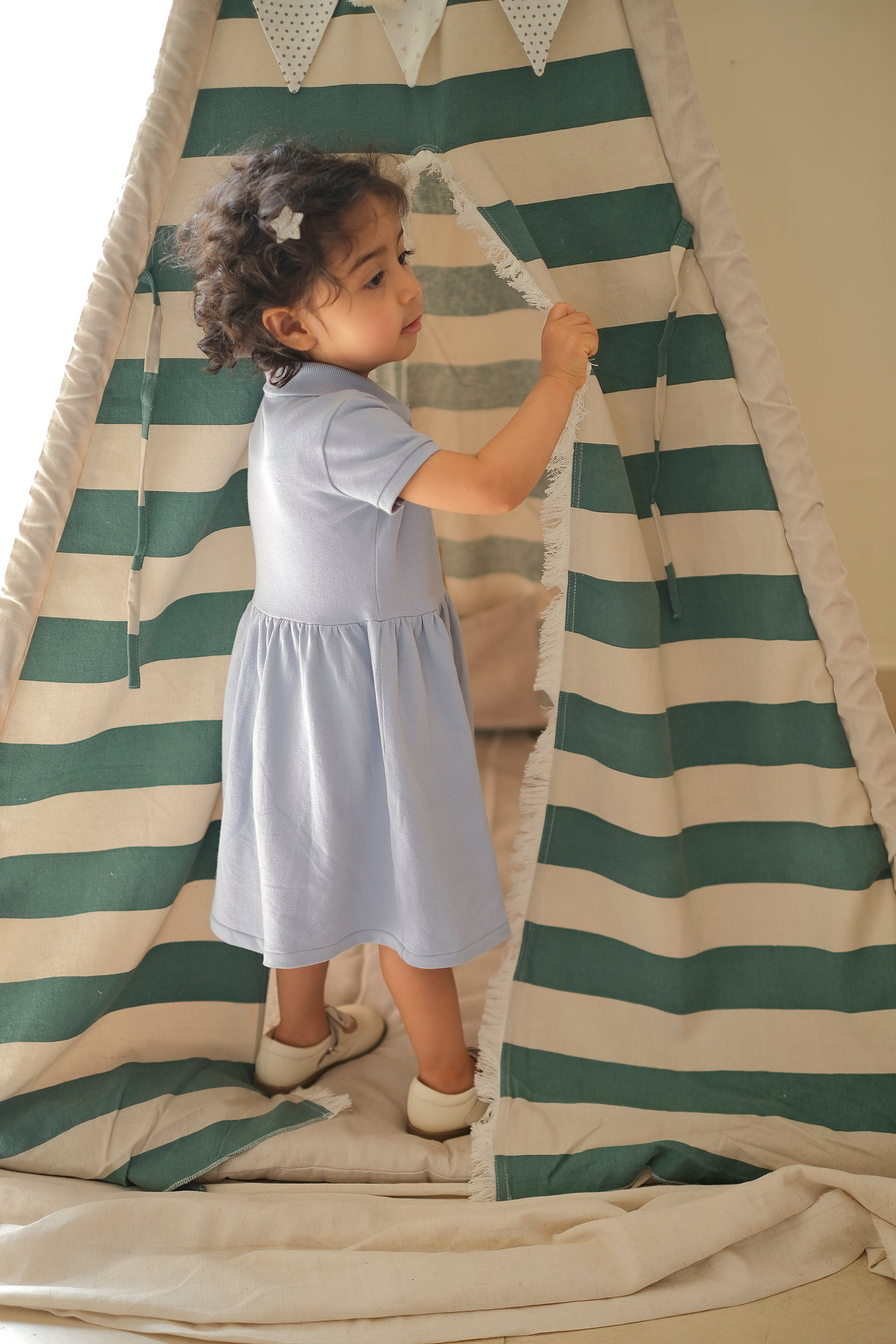 Adventure Alley - Green Teepee Tent image 2