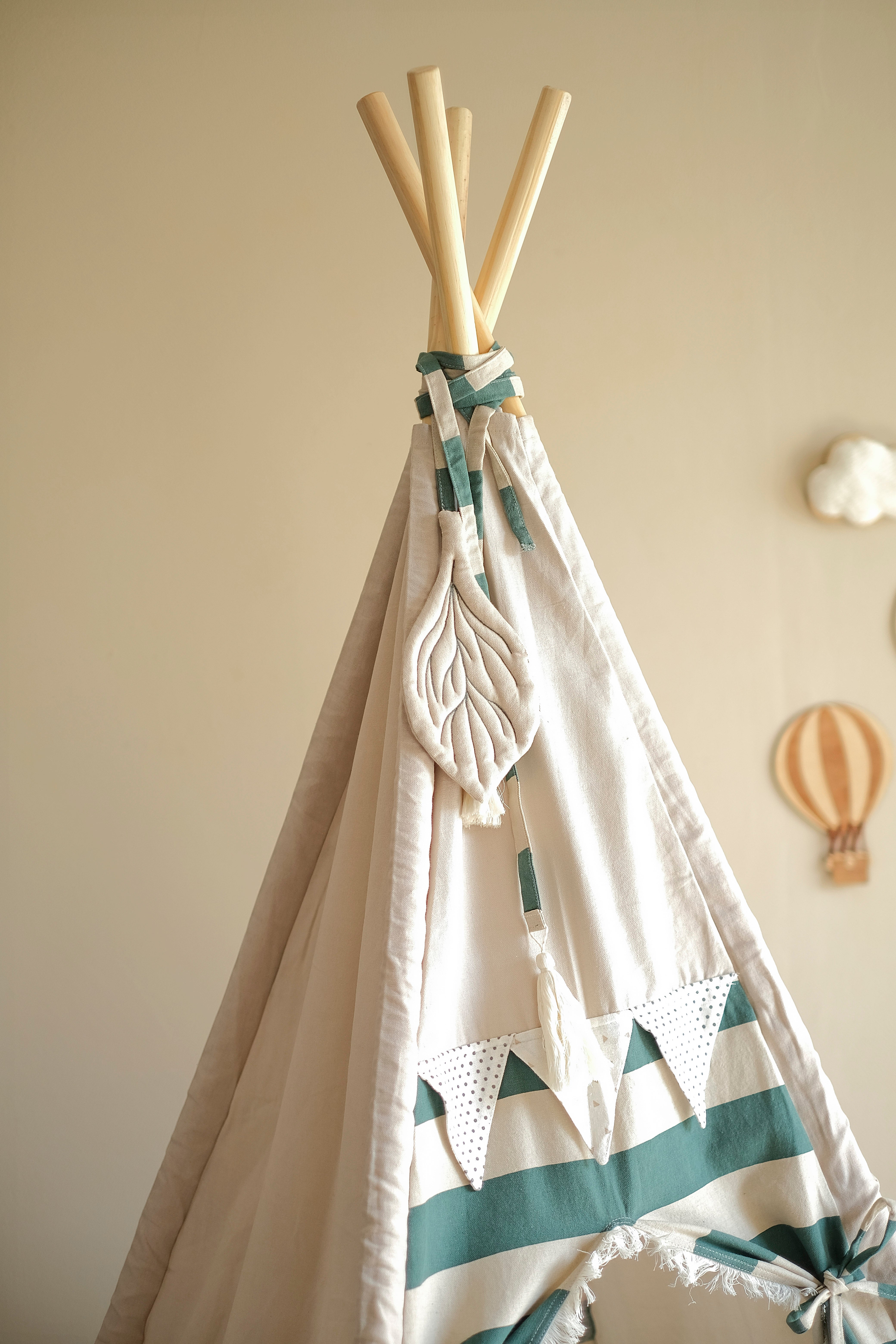 Adventure Alley - Green Teepee Tent image 4
