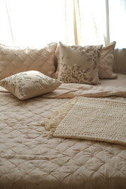 Starry Cumulus In Beige