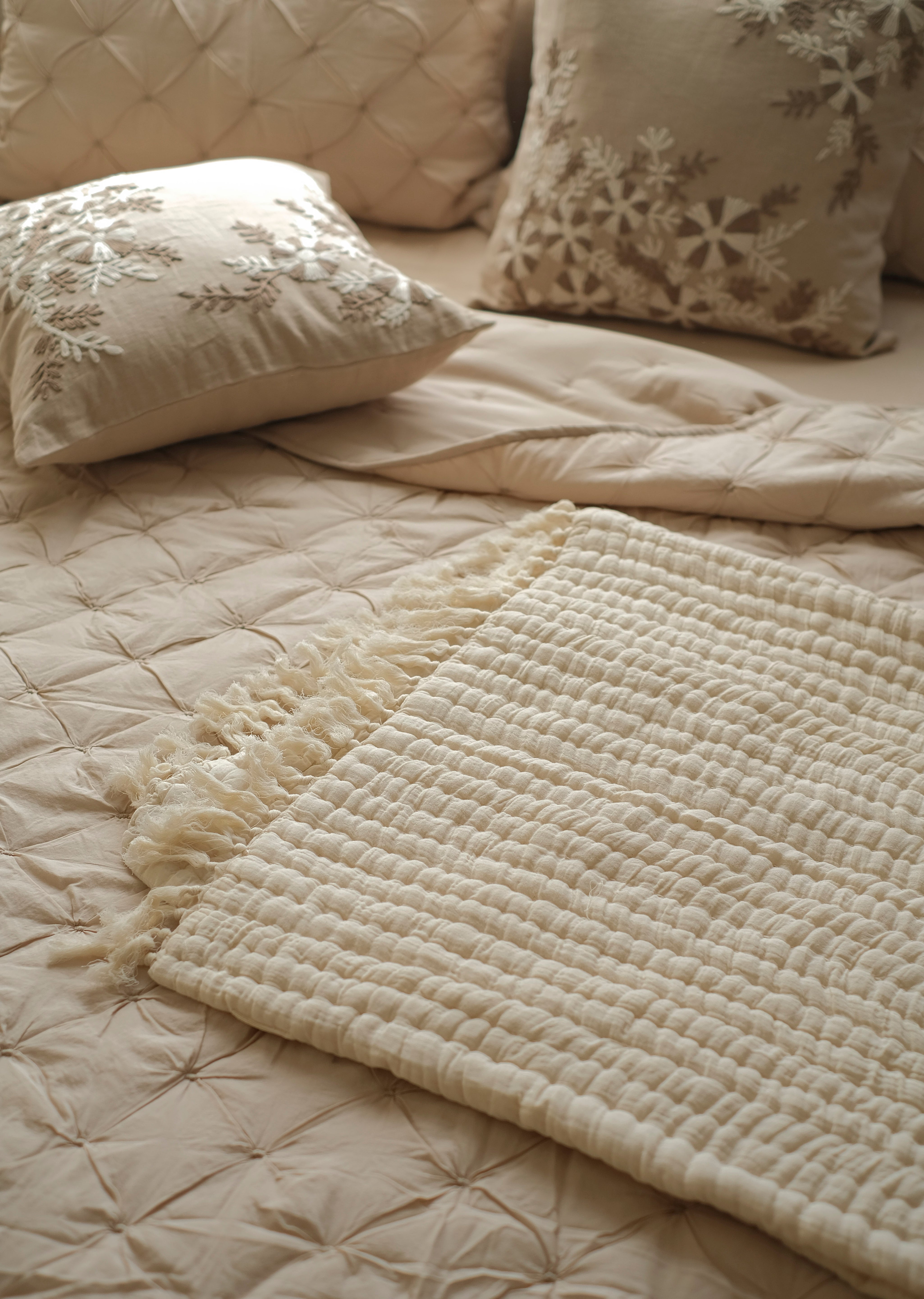 Starry Cumulus In Beige