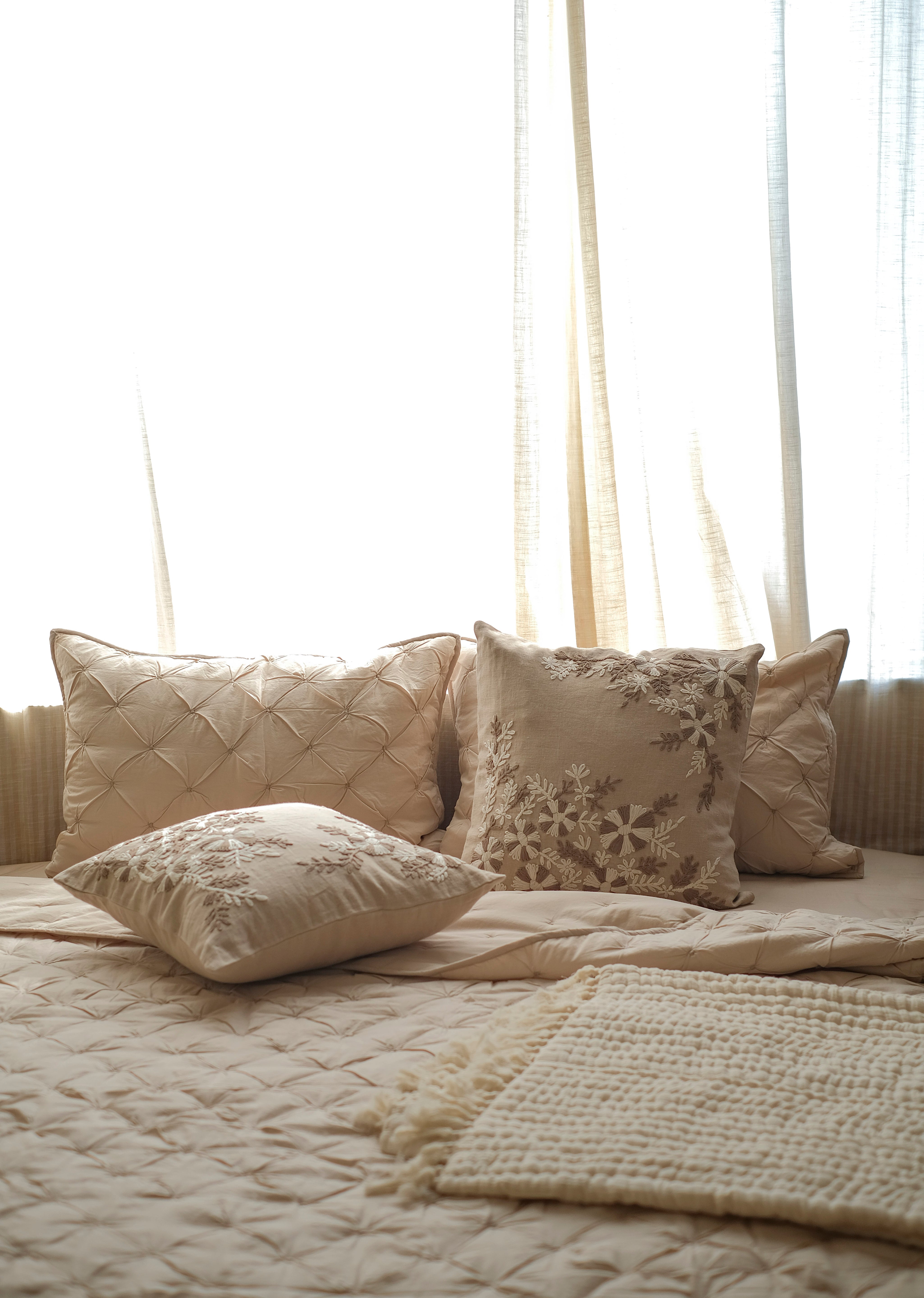 Starry Cumulus In Beige