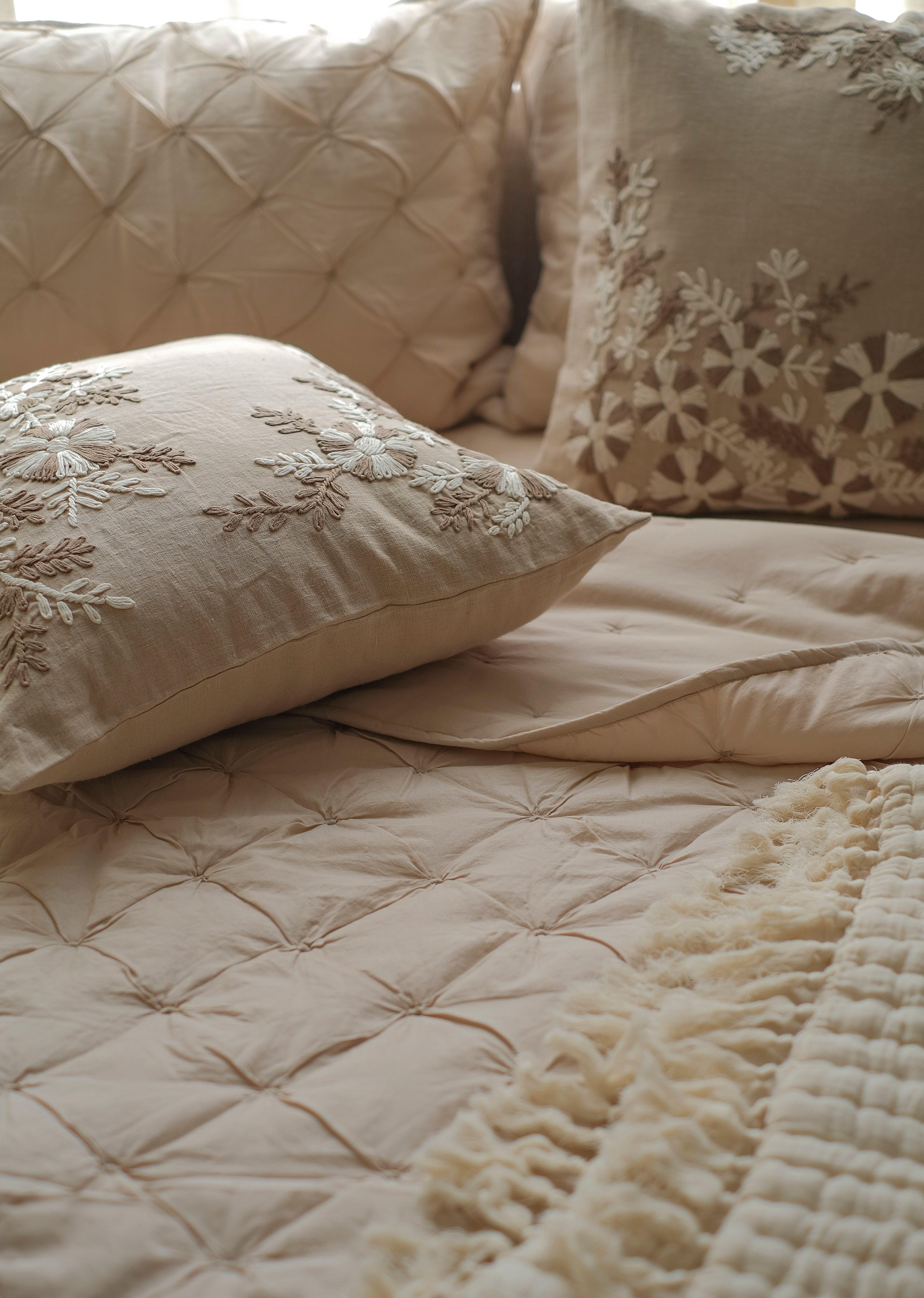 Starry Cumulus In Beige