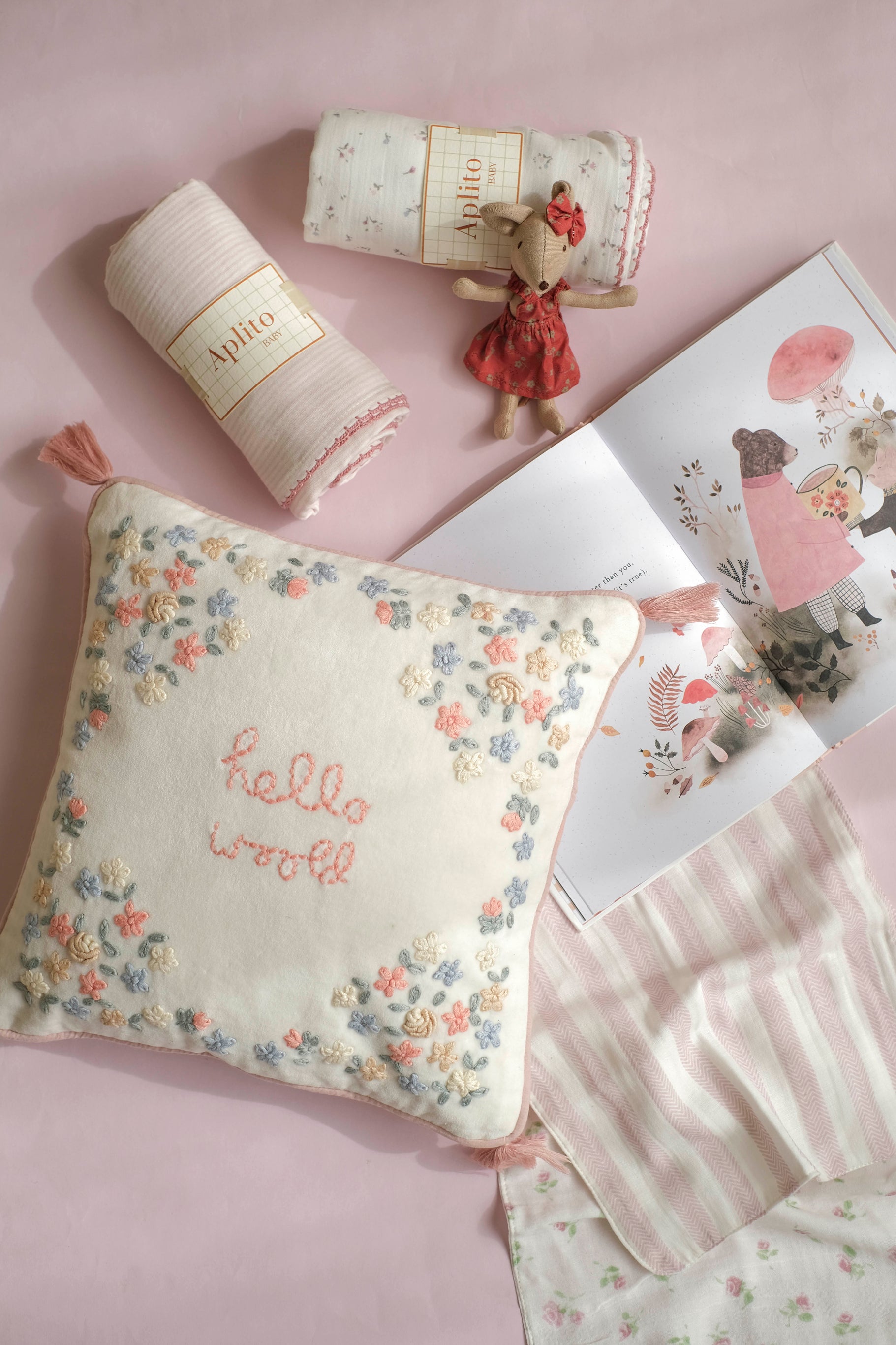 Throw Pillow - Hello World
