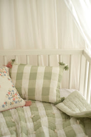 Gingham Cuddle Set - Green