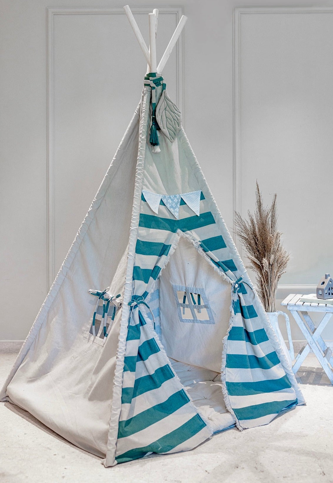 Adventure Alley - Green Teepee Tent image 1