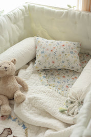 Muslin Cot Bumper - Mint