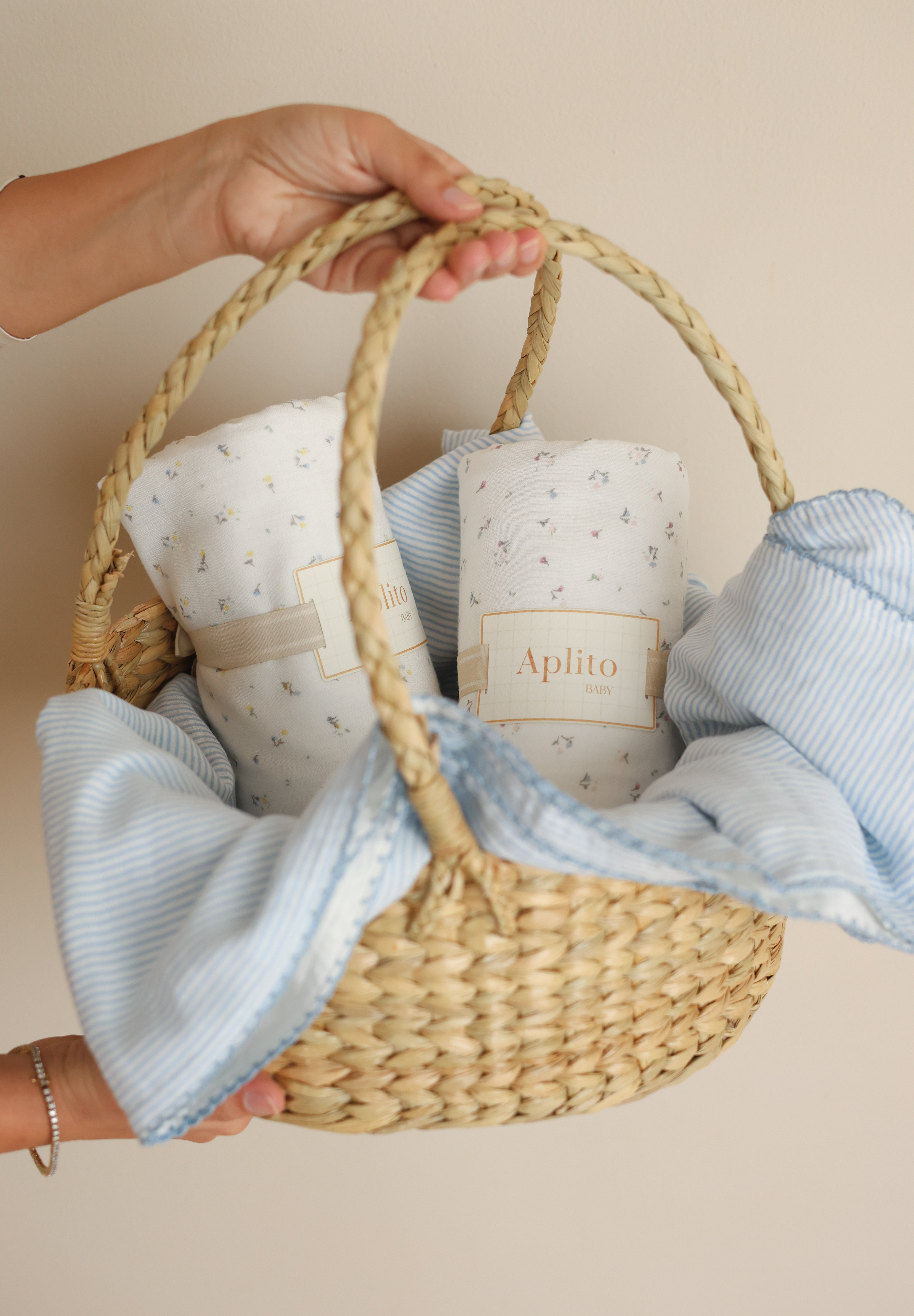 Swaddle Set - Sweet Haven In Blue