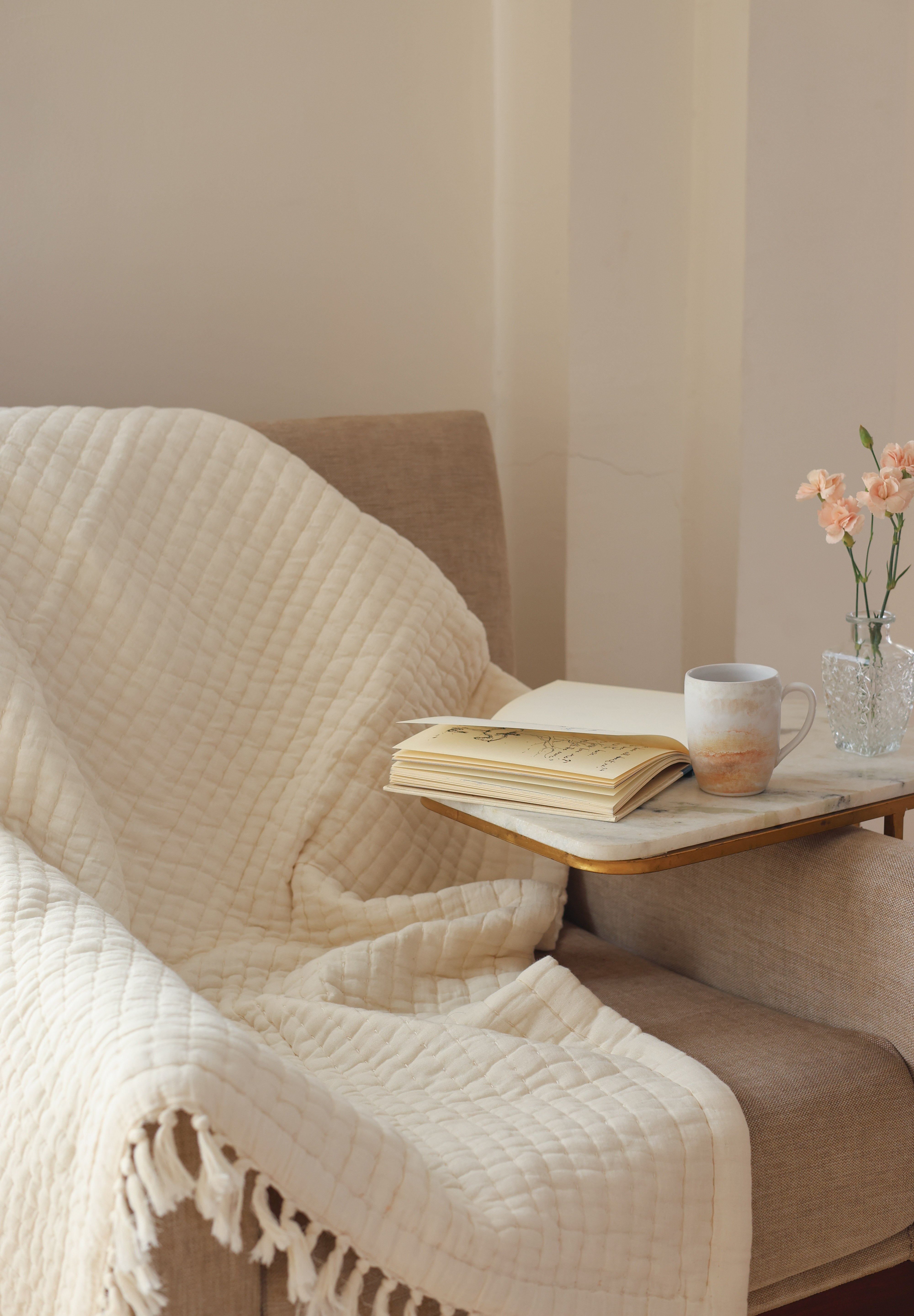 Nebula Throw In Ivory