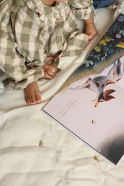 Quilted Corduroy Playmat - Ivory