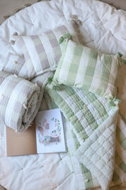 Gingham Cuddle Set - Green