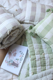 Gingham Cuddle Set - Green