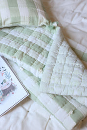 Gingham Cuddle Set - Green
