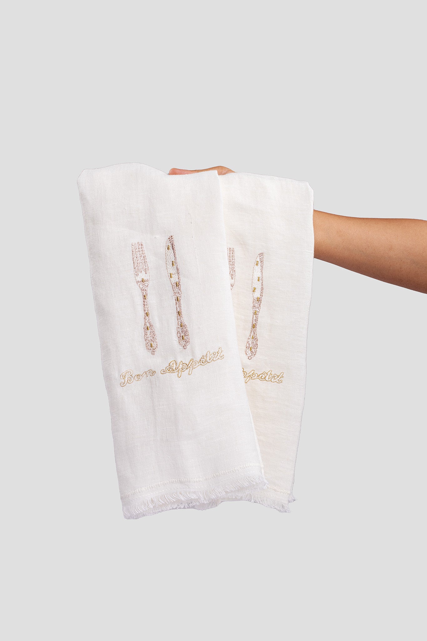 Linen Kitchen Towels - Set of 2