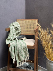 Cottage Comfort Throw - Green