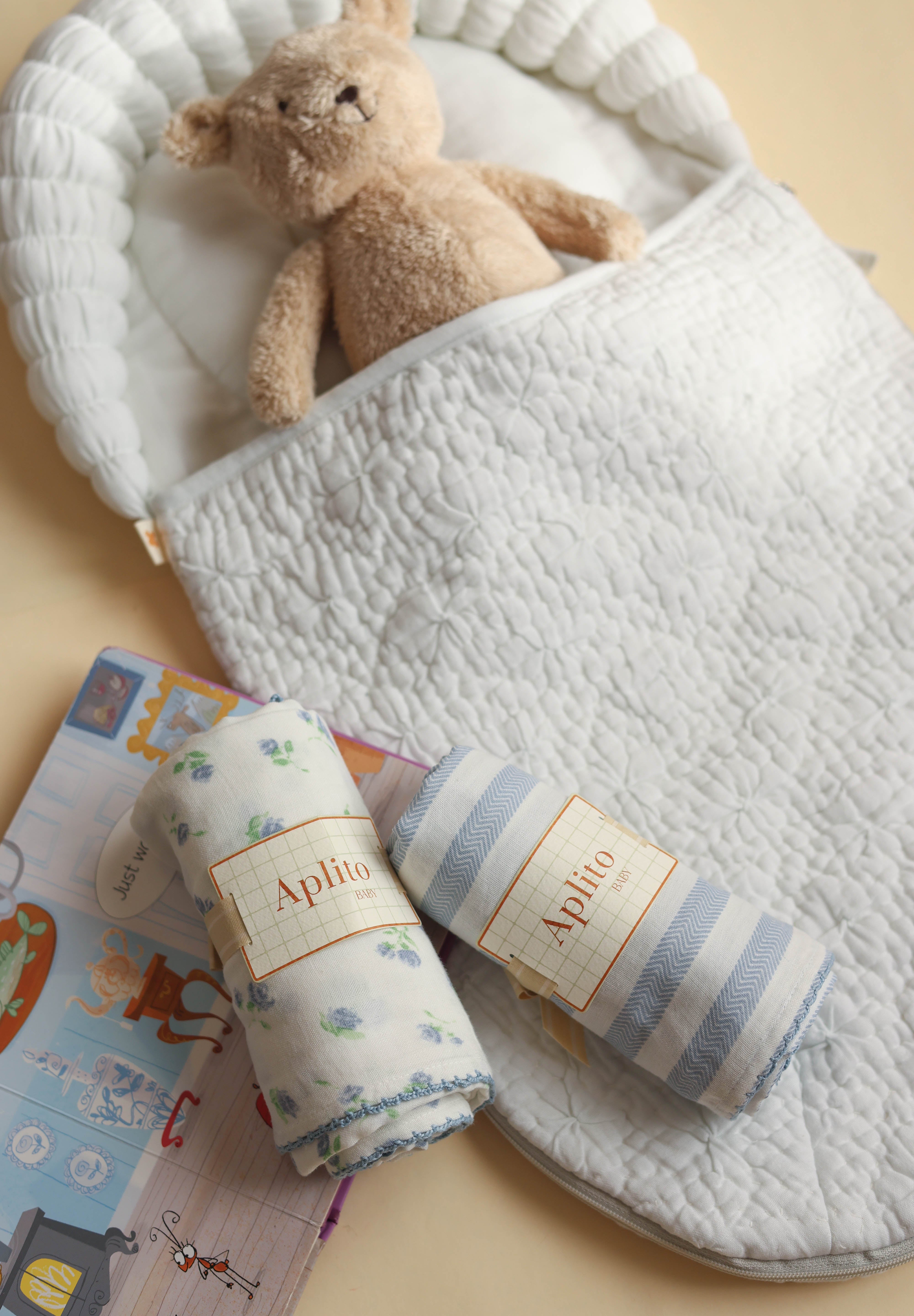 Baby Sleeping Bag - Comfort Cloud - Alice Blue