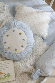 Baby Bedding Set - Sweet Scallop Haven In Blue